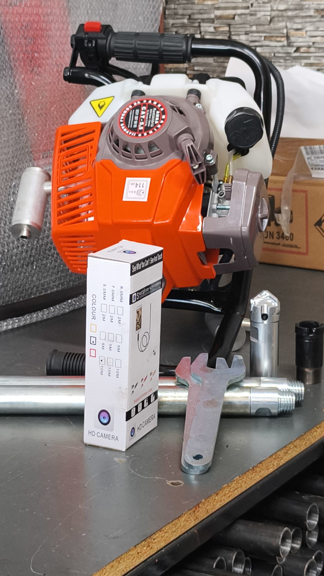 5.5 HP Benzinli El Sondaj Makinesi